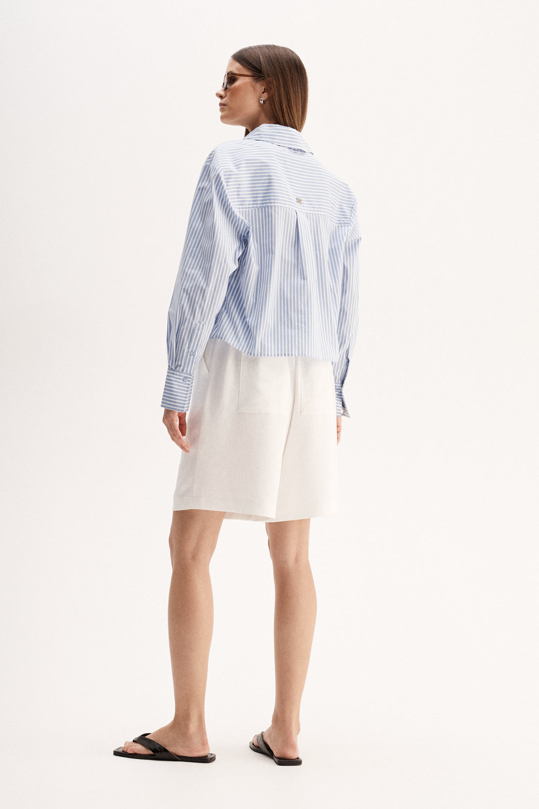 Dash Stripe Shirt - Blue Stripe