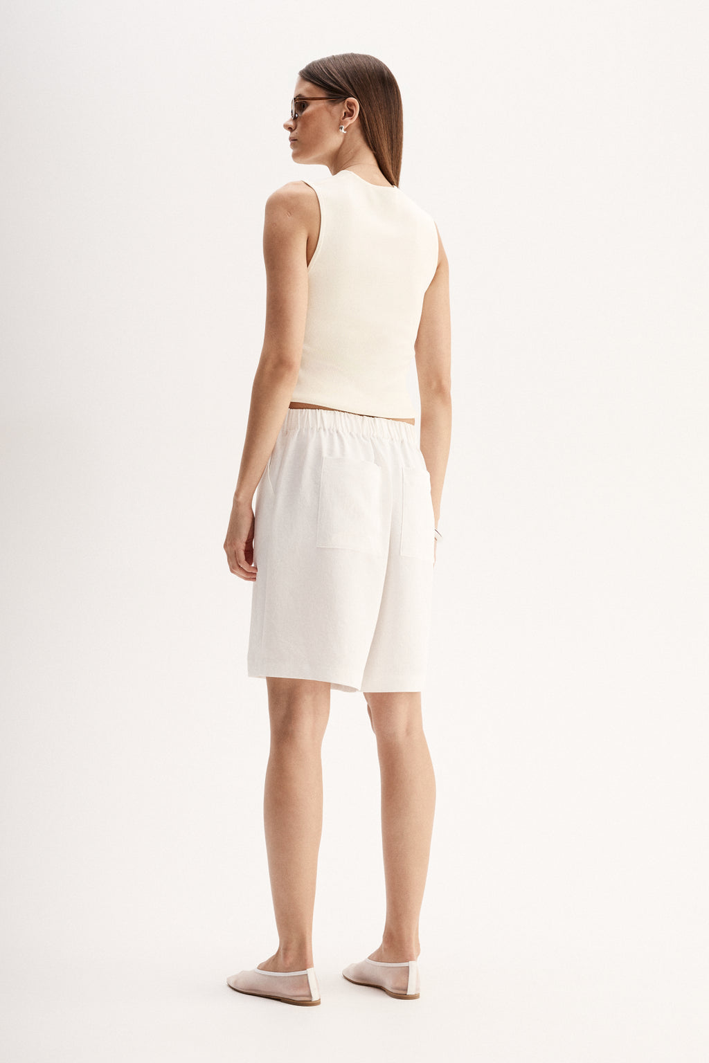 Hayes Knit Top - White