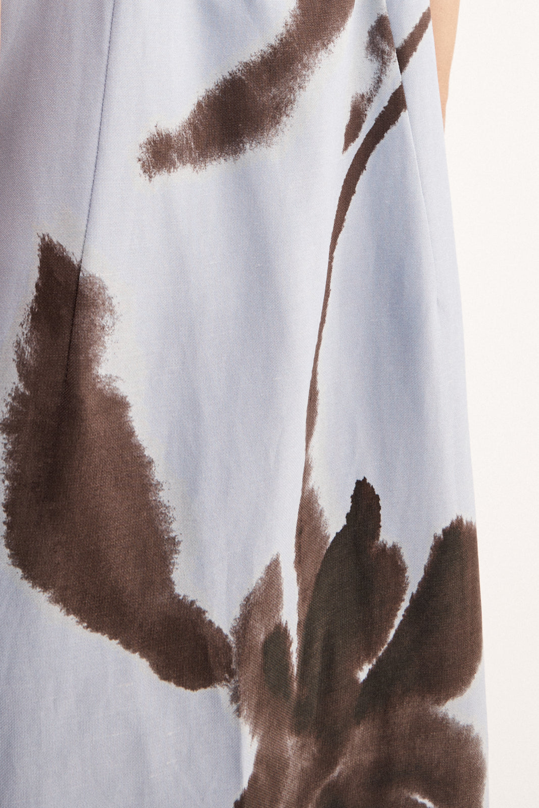 Monet Mini Dress - Chocolate Floral Print