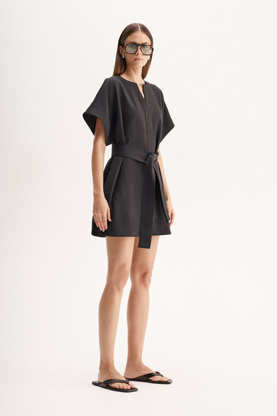 Kenji Mini Dress - Ink