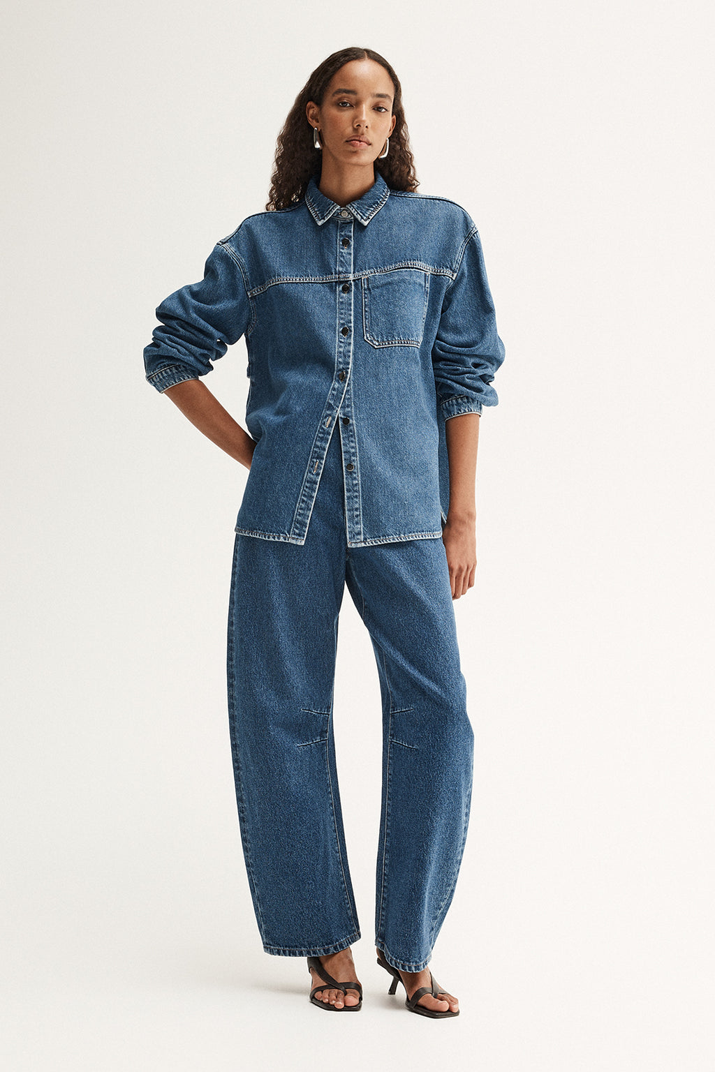 Kennedy Denim Shirt - Dark Indigo