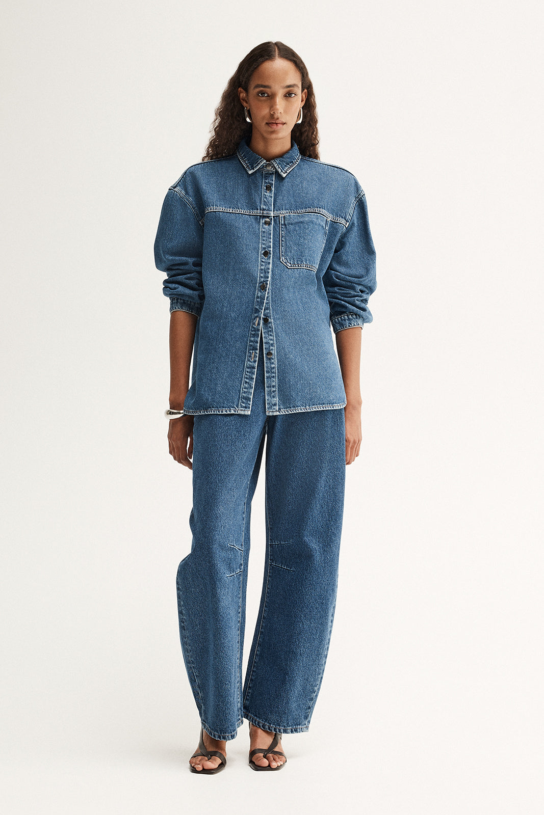 Kennedy Denim Shirt - Dark Indigo
