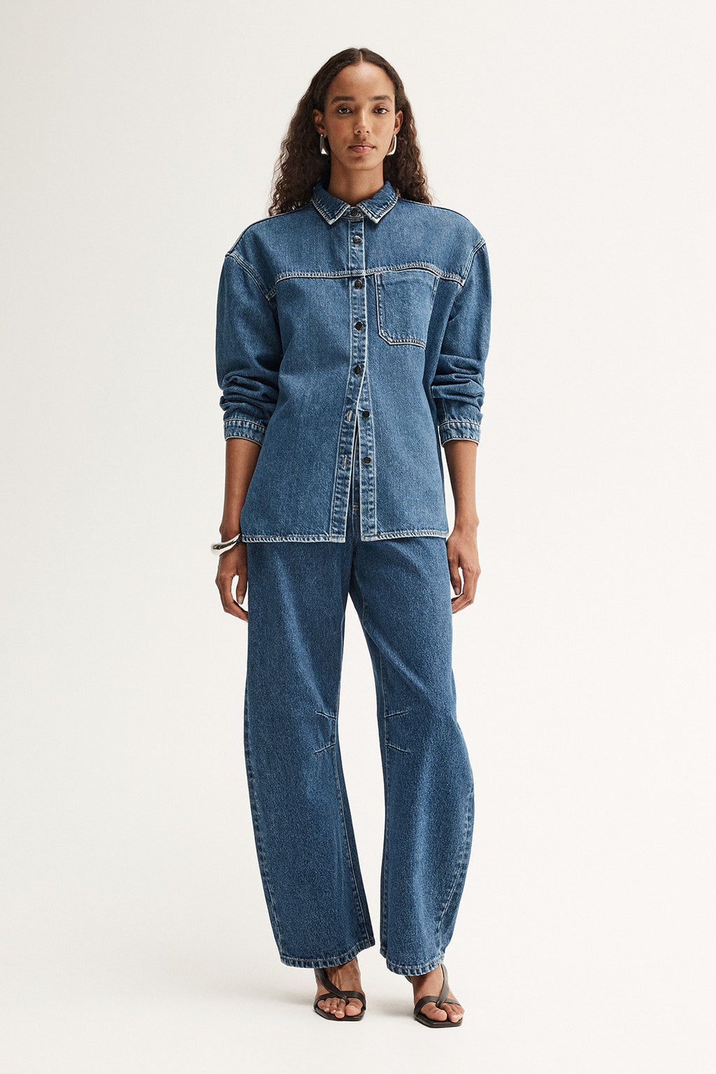 Kennedy Denim Shirt - Dark Indigo