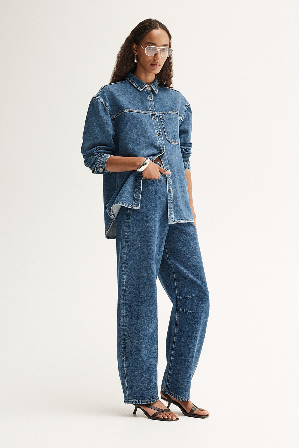 Kennedy Denim Shirt - Dark Indigo