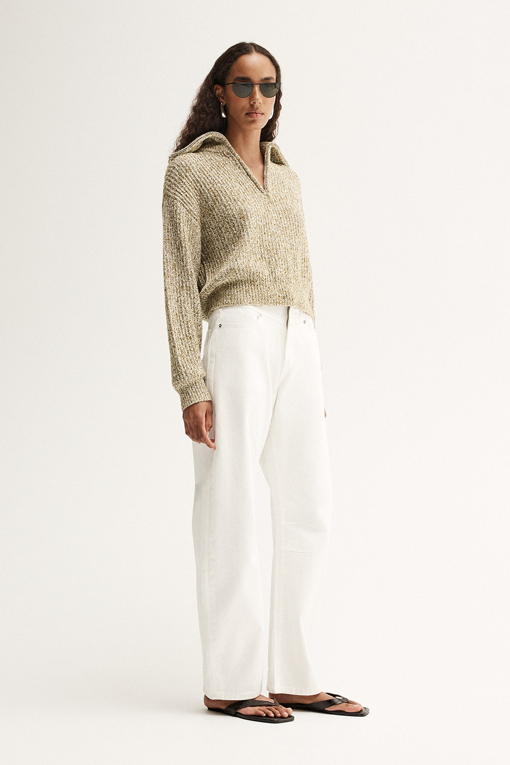 Harrie Knit Jumper - Moss Marle