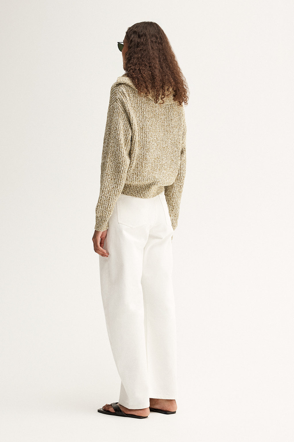 Harrie Knit Jumper - Moss Marle