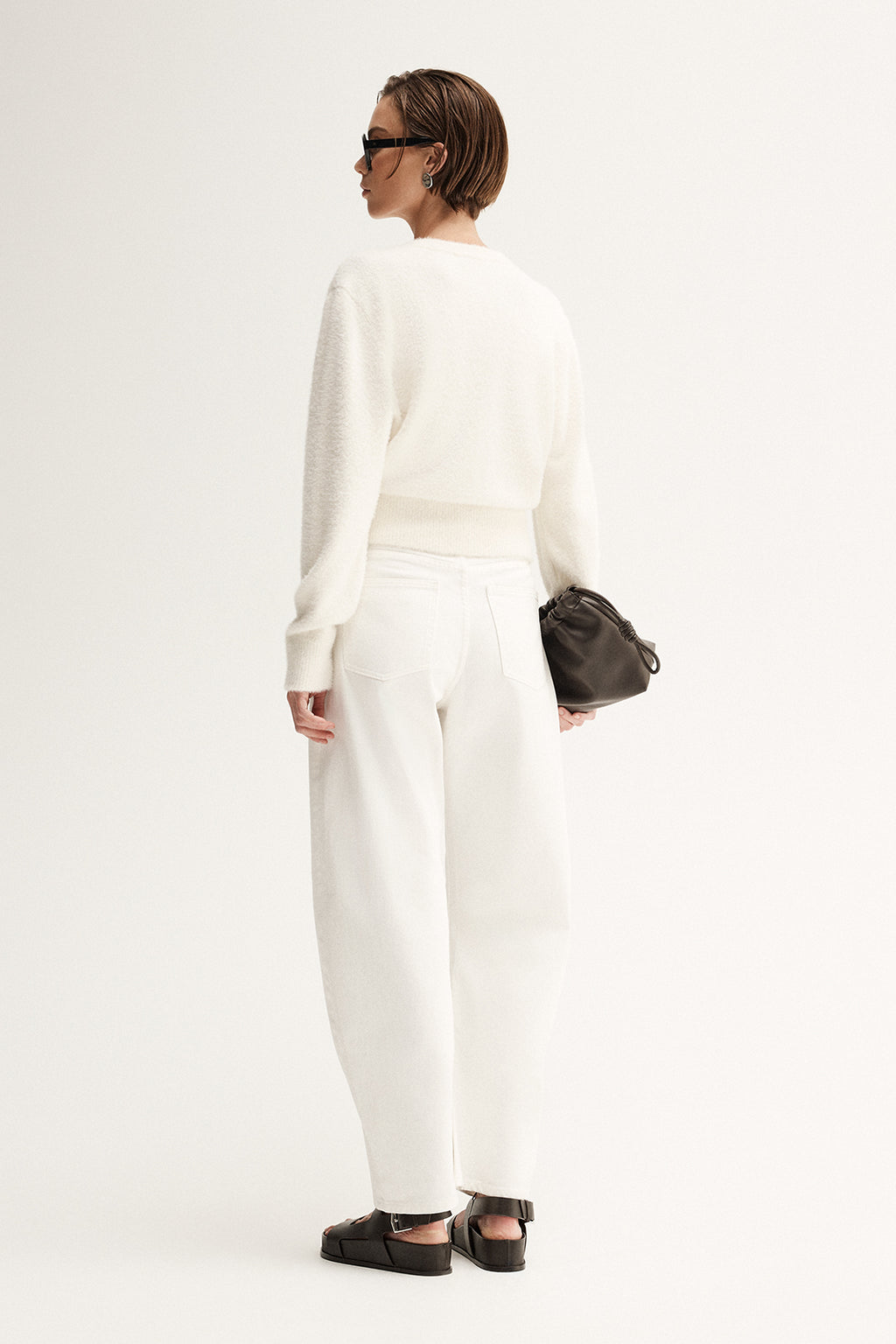 Posie Knit Cardigan - White