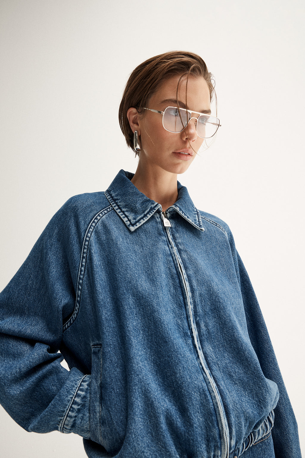 Addison Denim Jacket - Dark Indigo