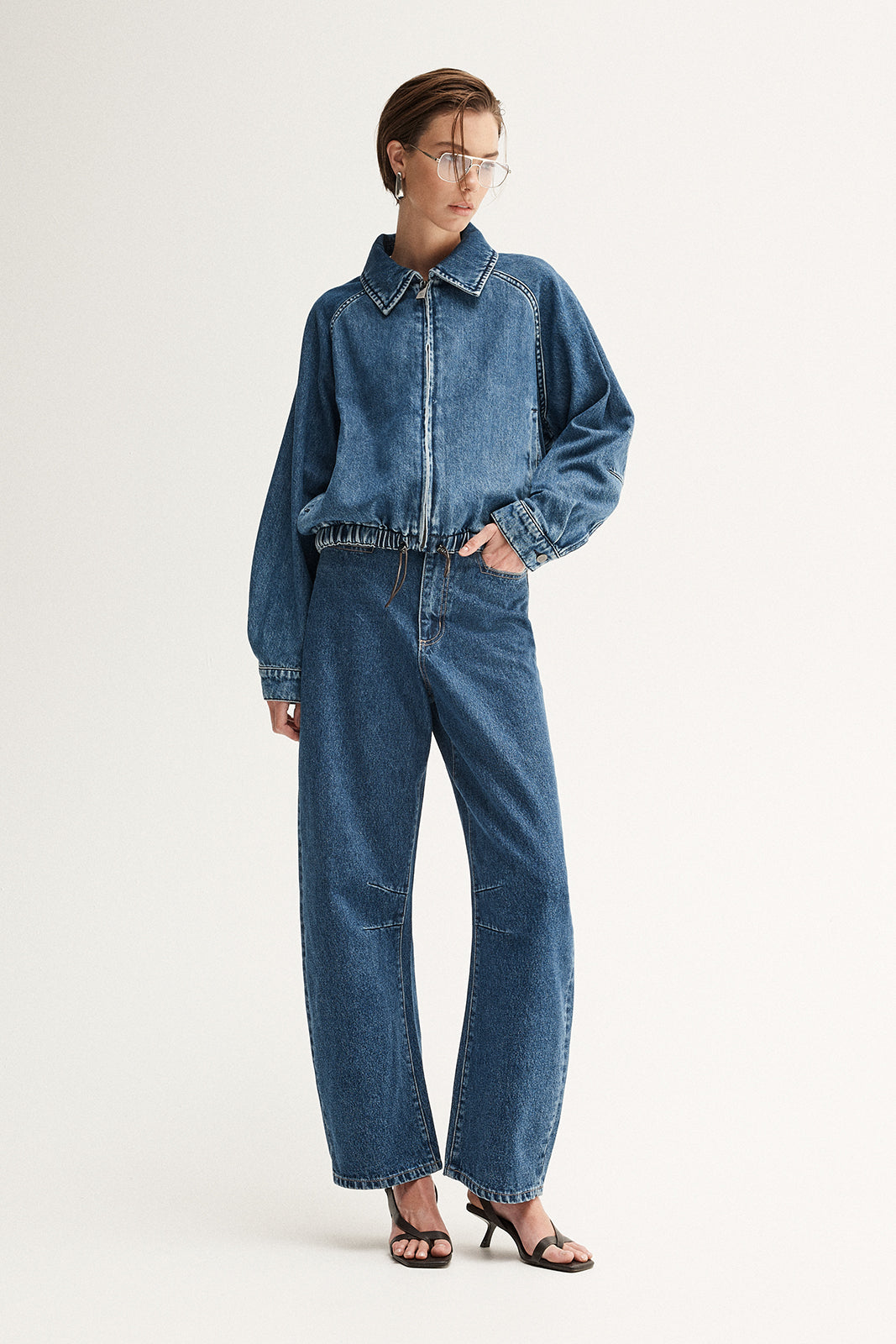 Addison Denim Jacket - Dark Indigo