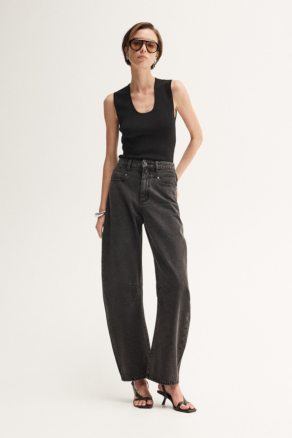 Chelsea Denim Jean - Black