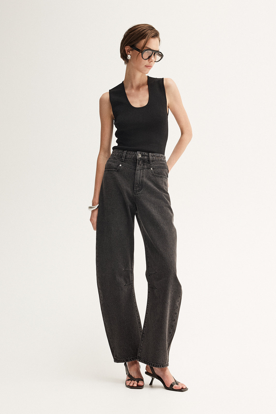 Chelsea Denim Jean - Black