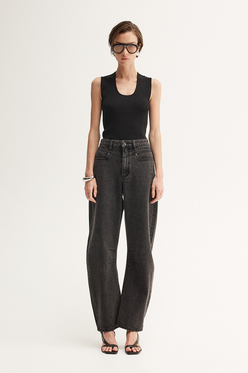 Chelsea Denim Jean - Black