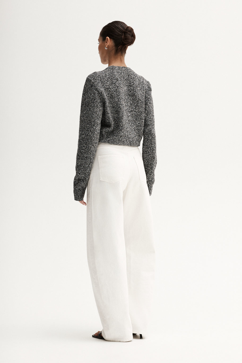 Marnie Knit Cardigan - Black Mix