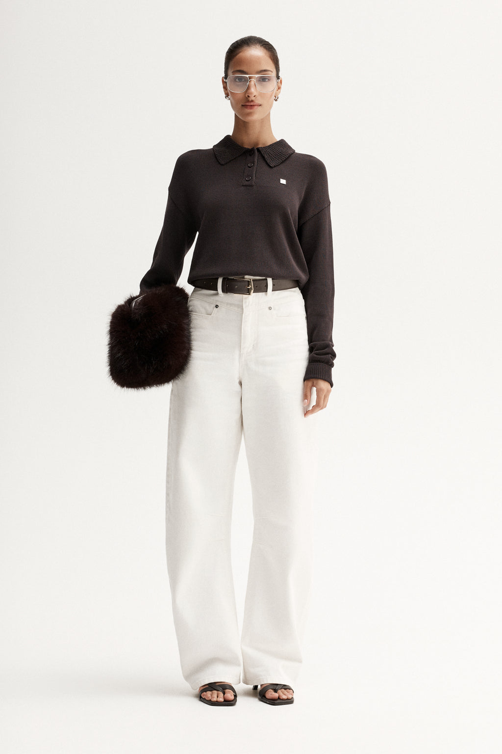 Osbourne Knit Top - Chocolate