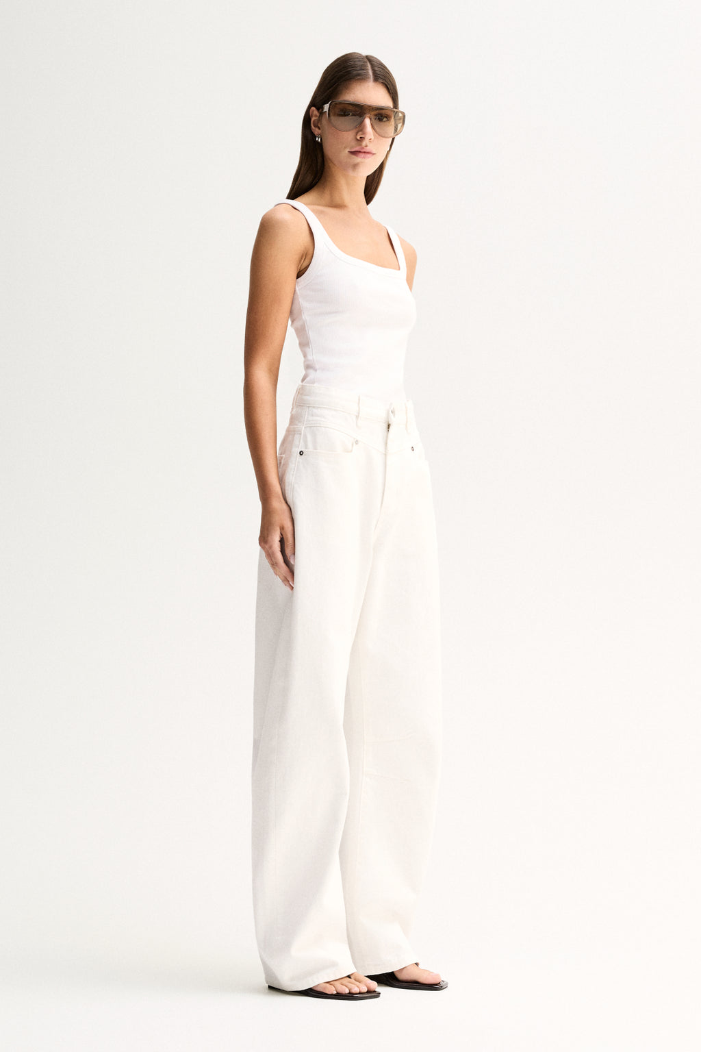 Silas Knit Top - White