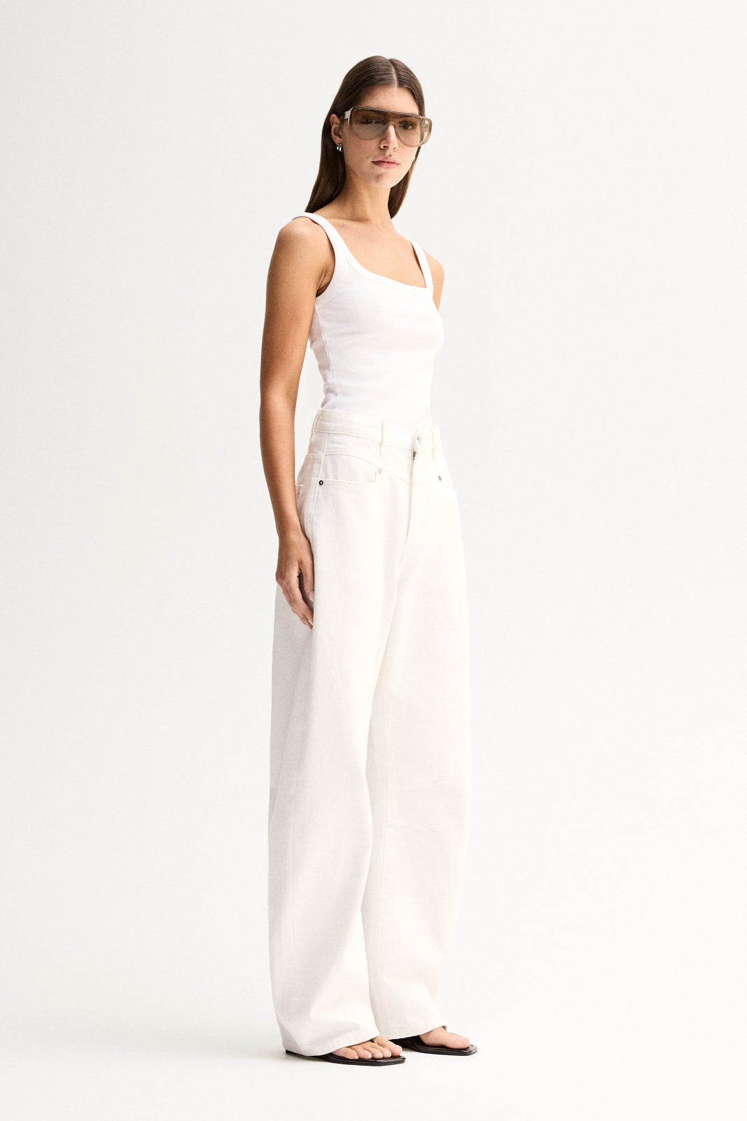 Silas Knit Top - White