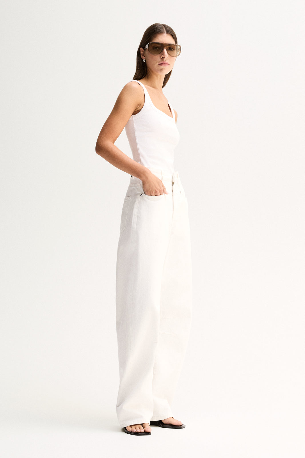 Silas Knit Top - White