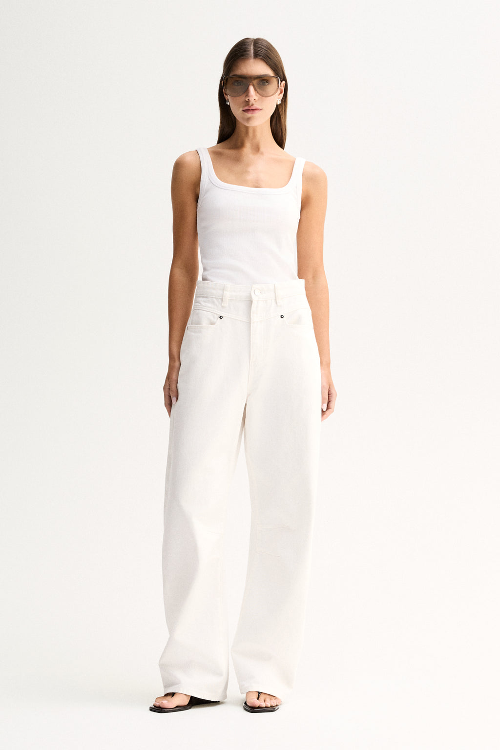 Silas Knit Top - White