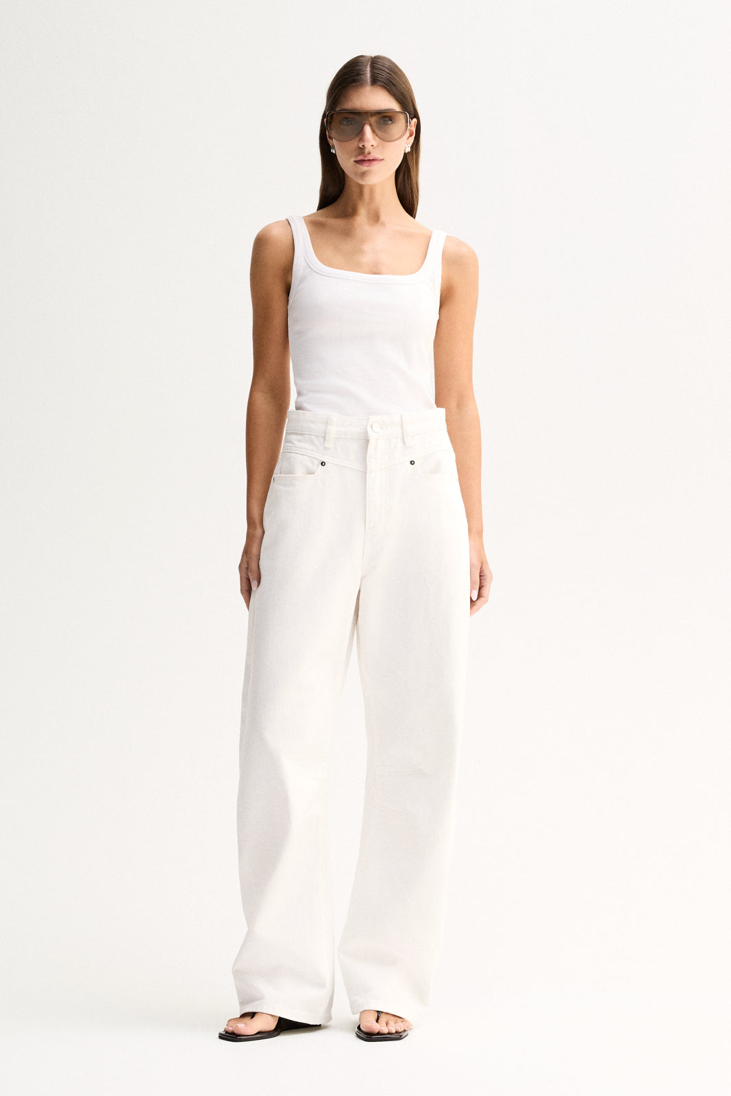 Silas Knit Top - White