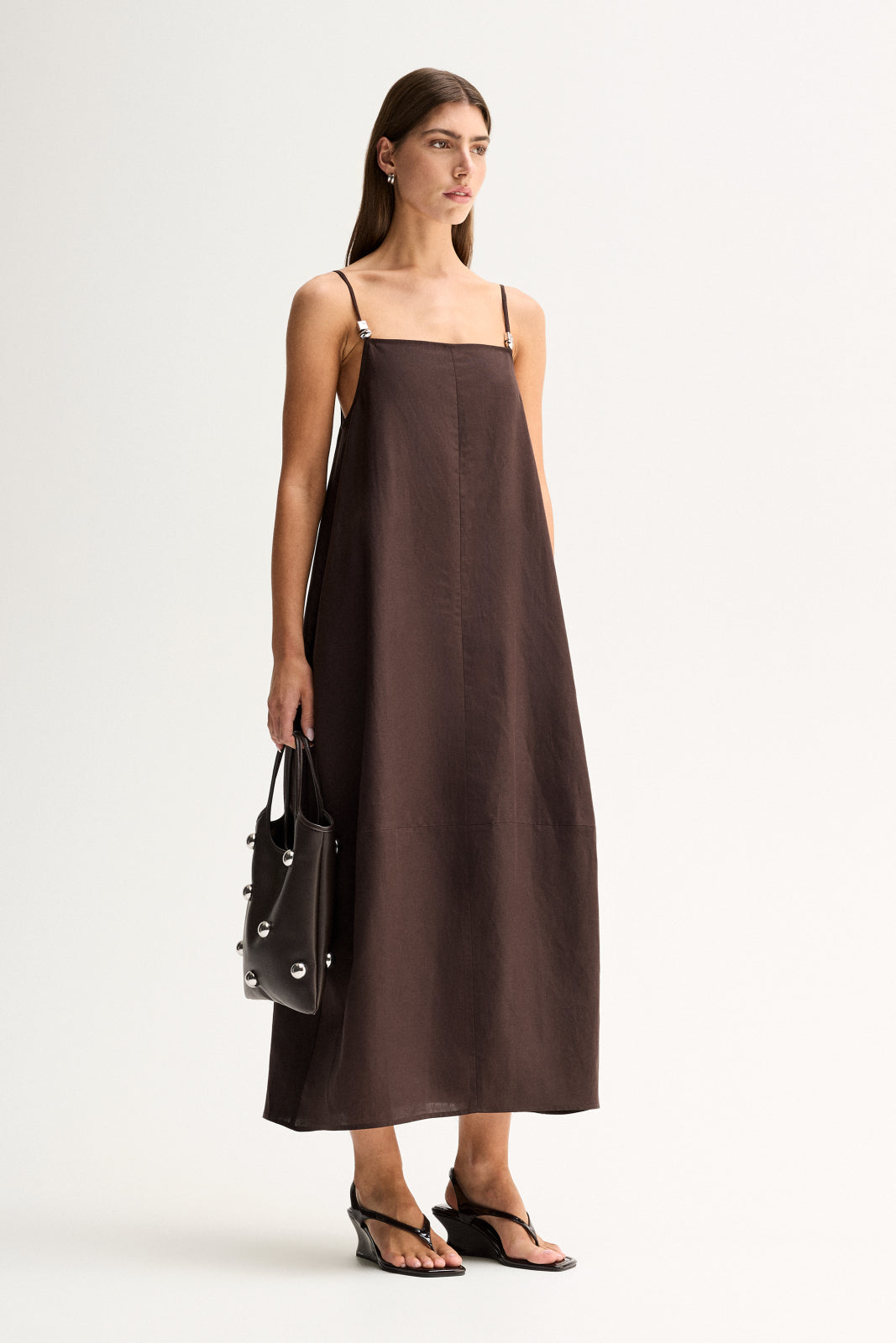 Carlo Maxi Dress - Chocolate