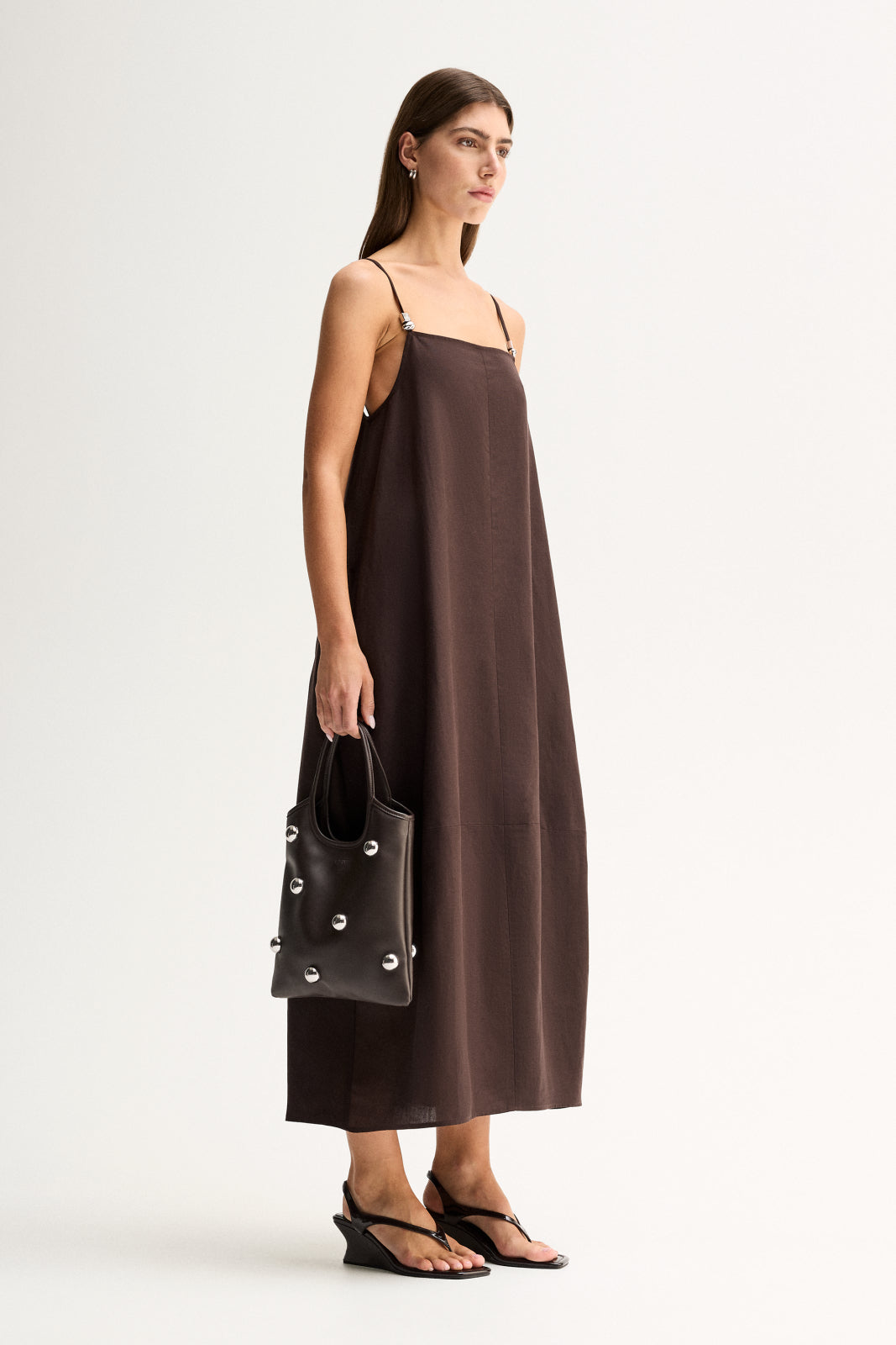 Carlo Maxi Dress - Chocolate