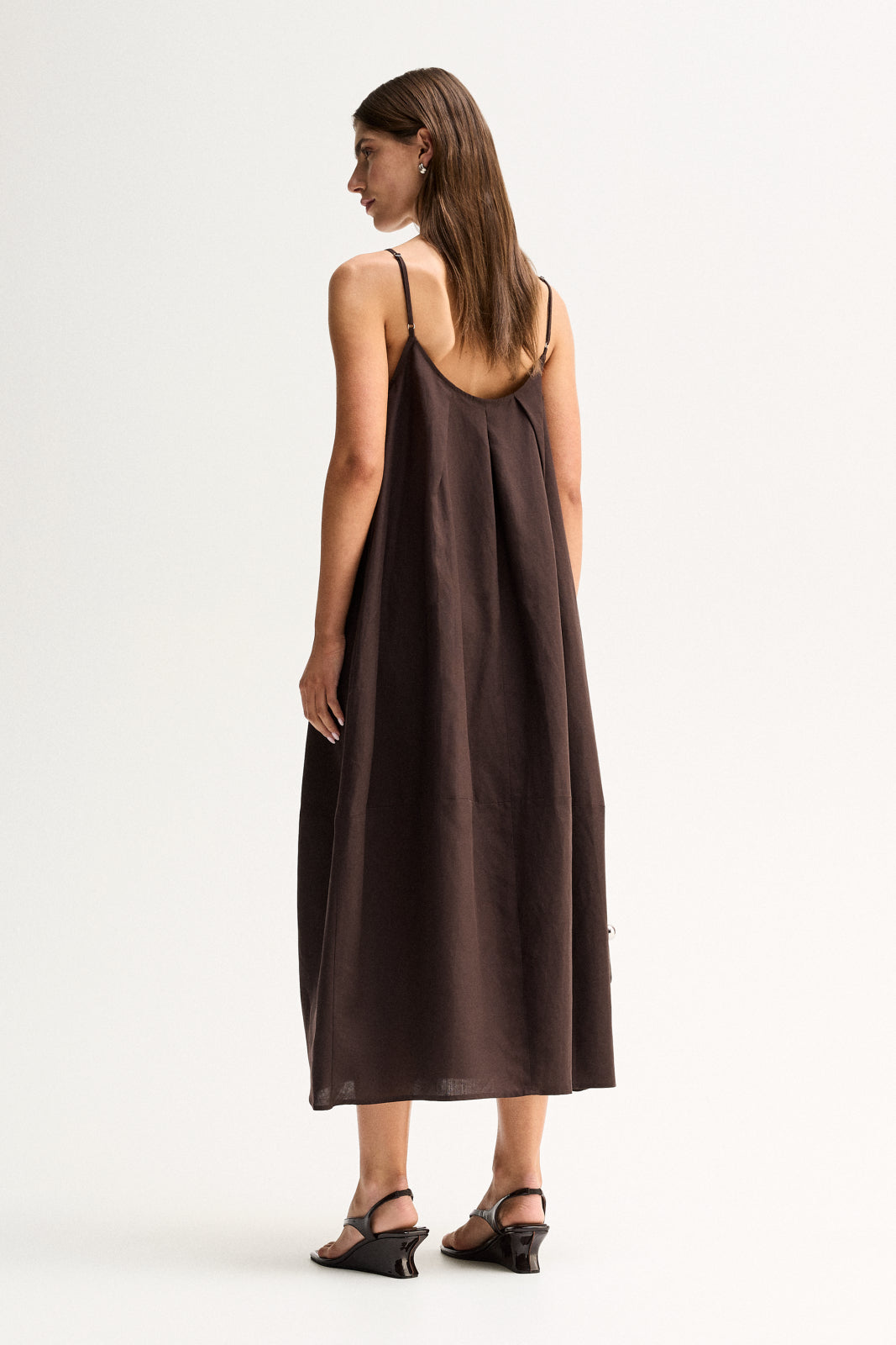 Carlo Maxi Dress - Chocolate