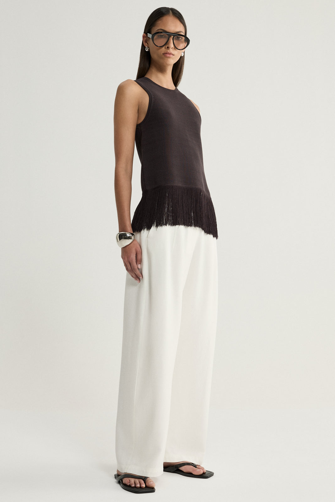 Miles Knit Top - Chocolate