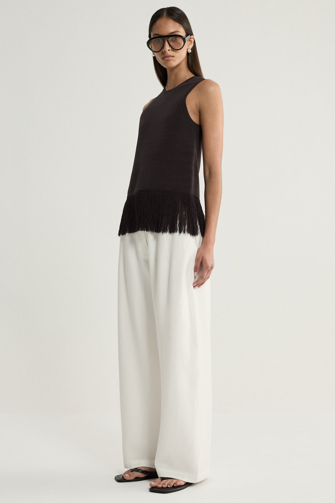 Miles Knit Top - Chocolate