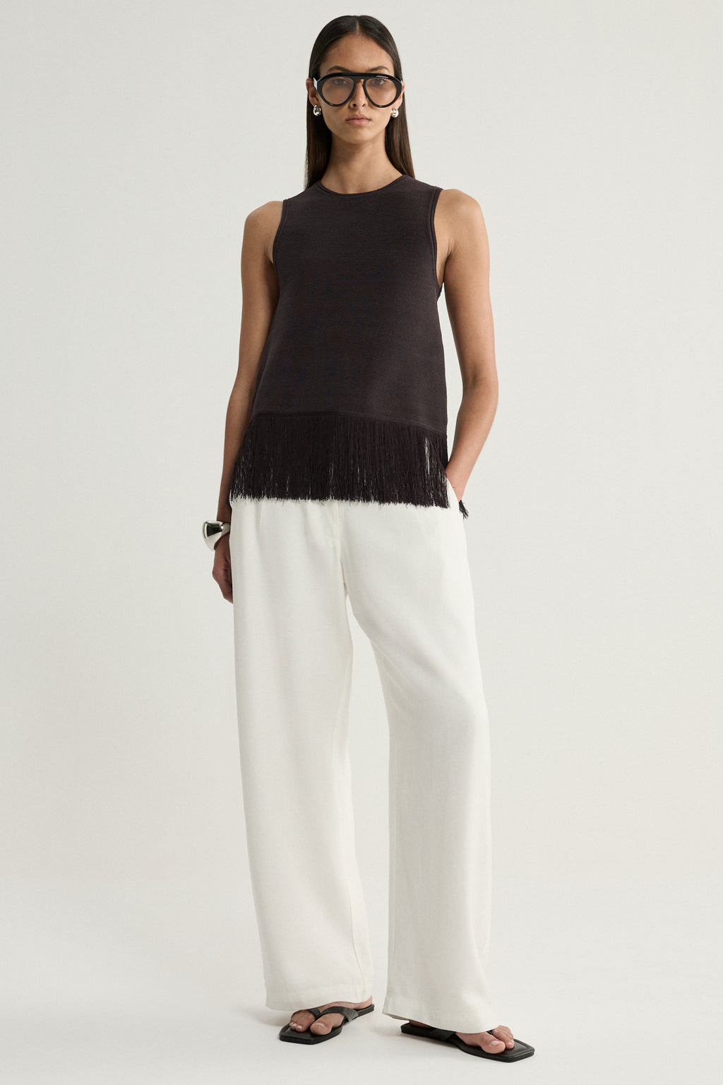 Miles Knit Top - Chocolate