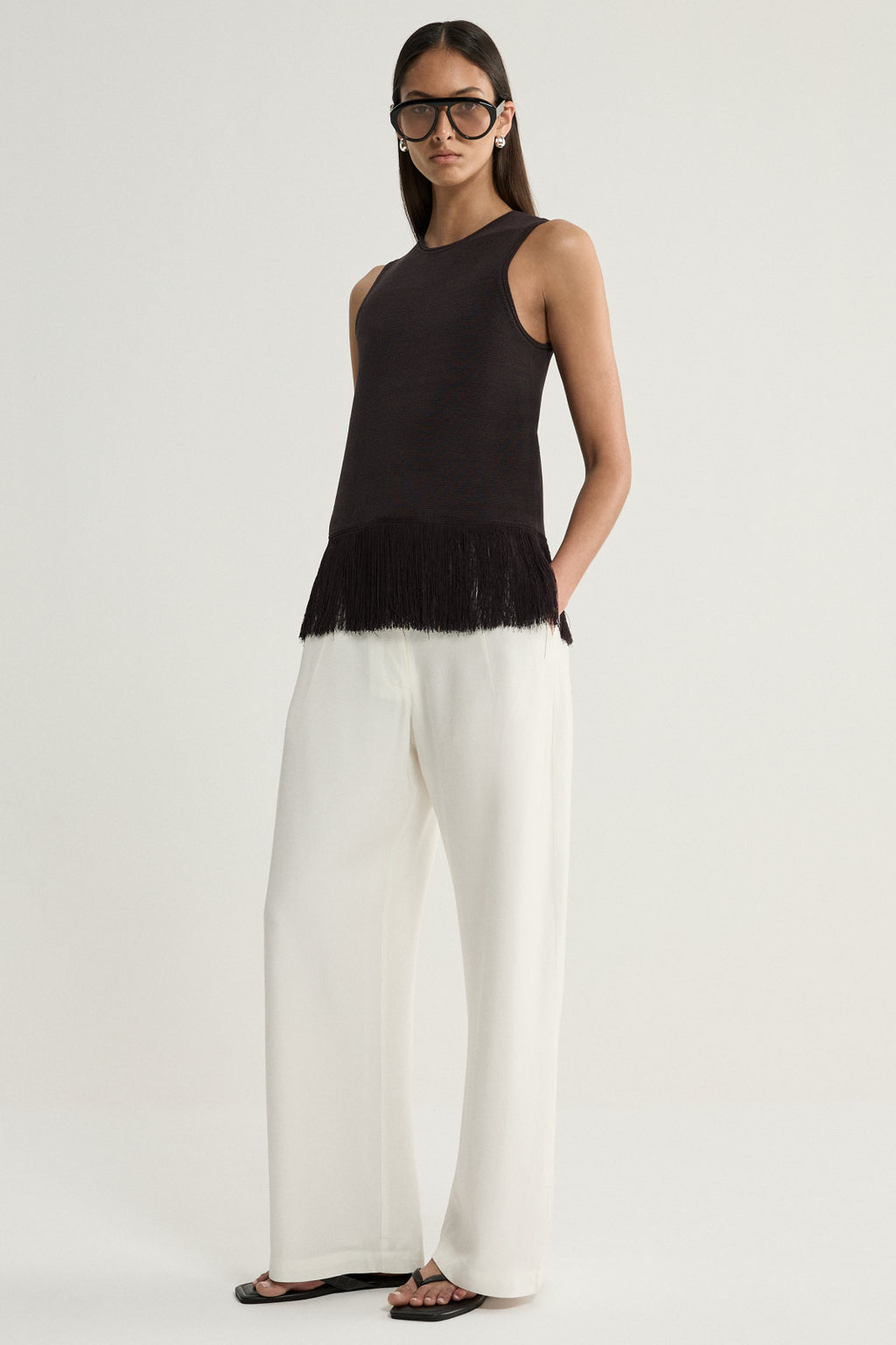 Miles Knit Top - Chocolate