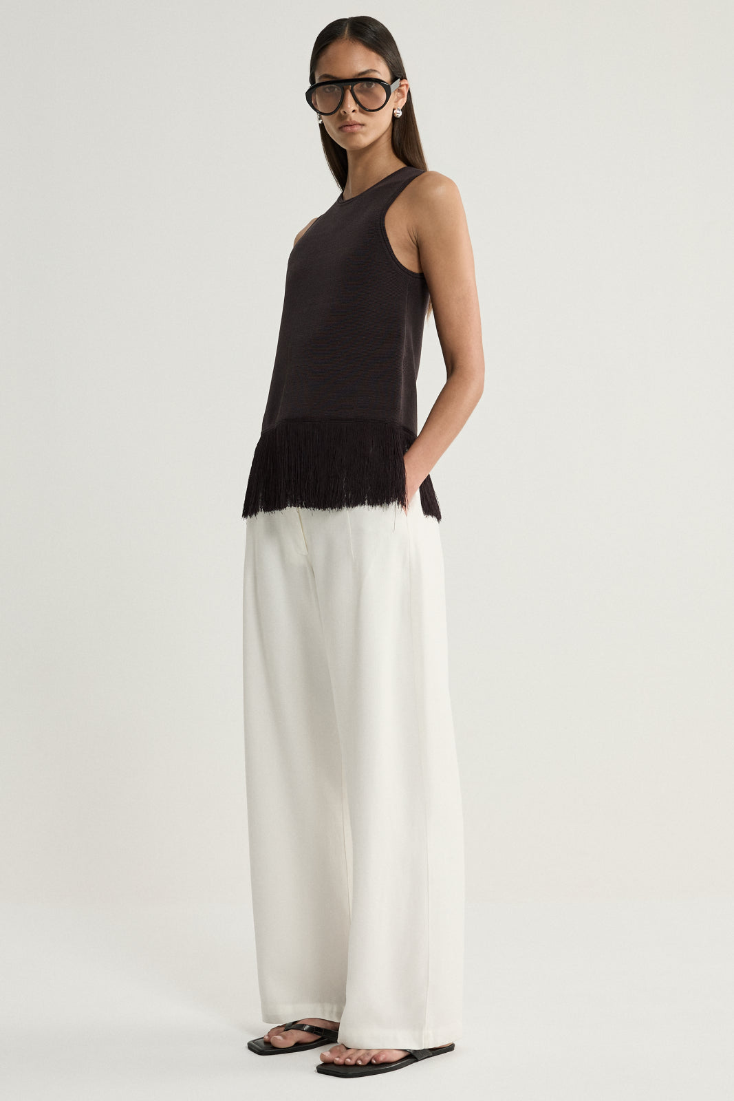Miles Knit Top - Chocolate