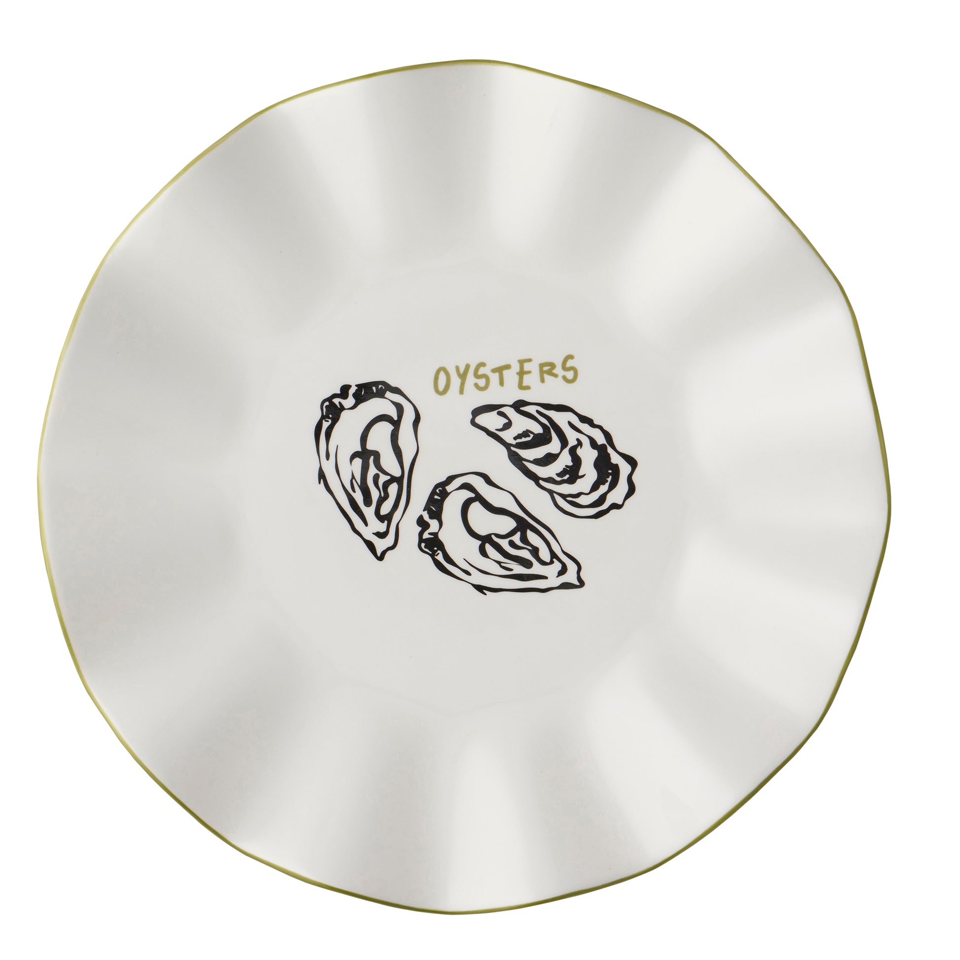 Mangiare Oyster Ceramic Platter - 32cm