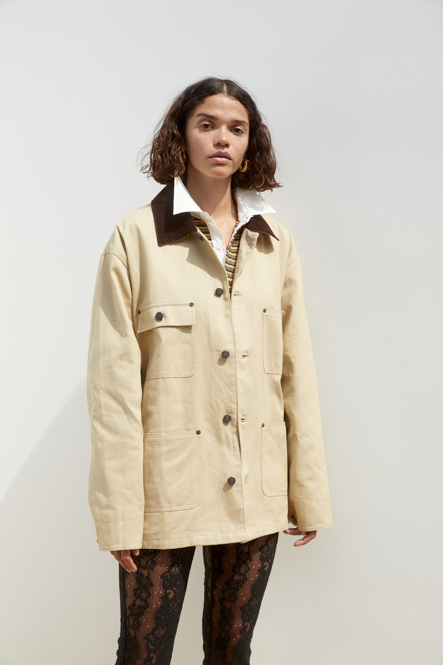 Louis Barn Jacket - Cream