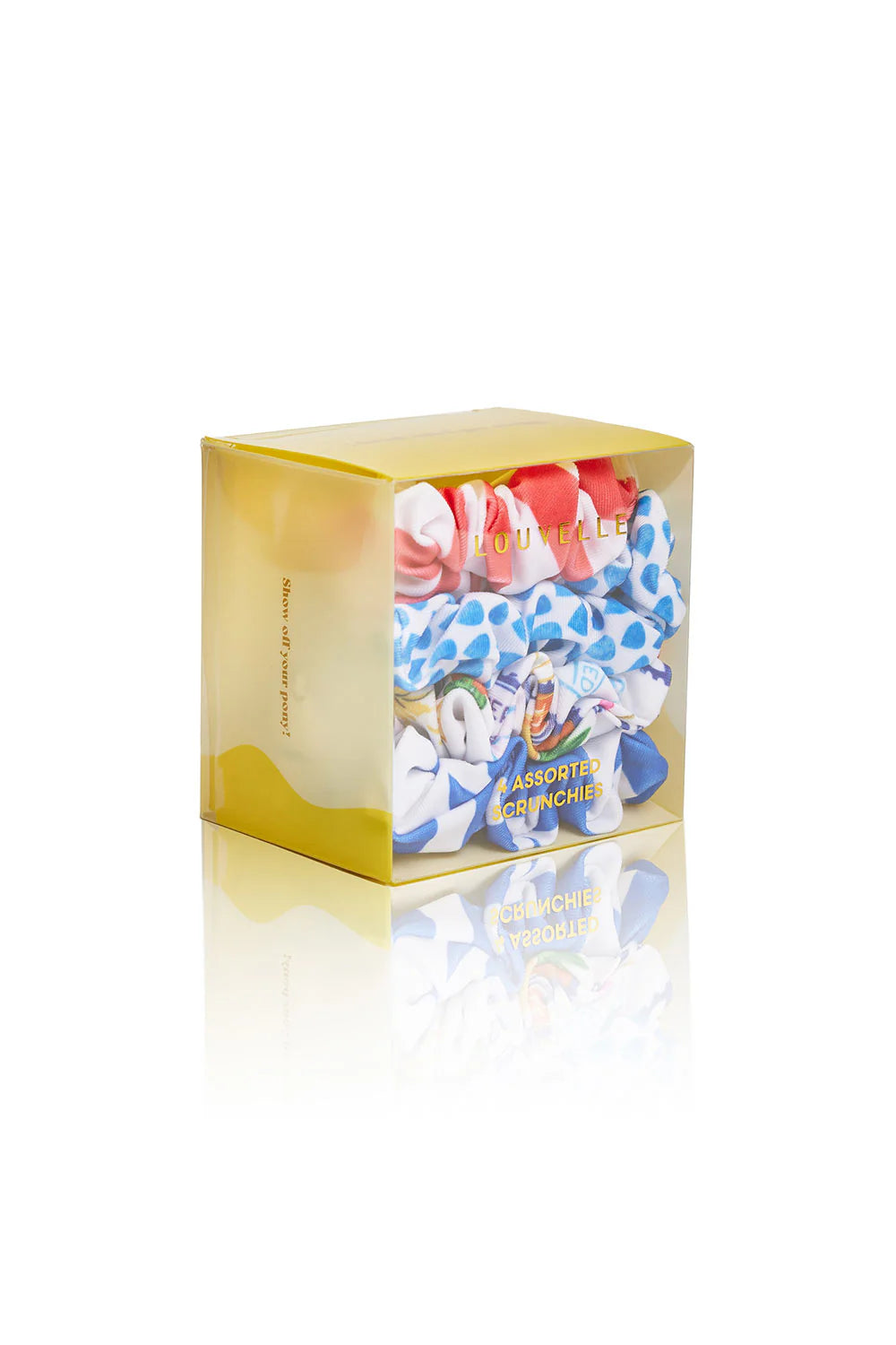 Orange/Blue Scrunchies Set