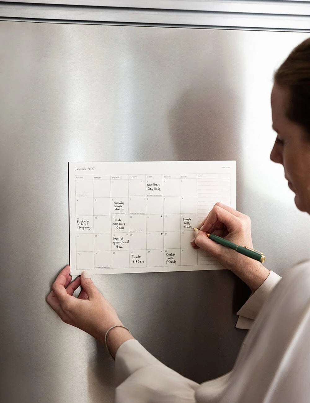 2027 Monthly Fridge Magnetic Calendar