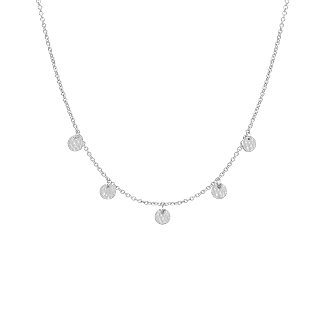 Grace Disc Choker - Silver