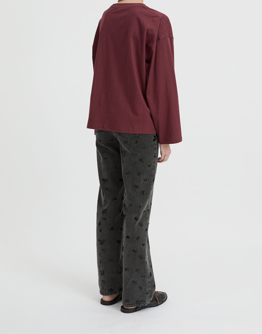 Mandy Tee - Burgundy