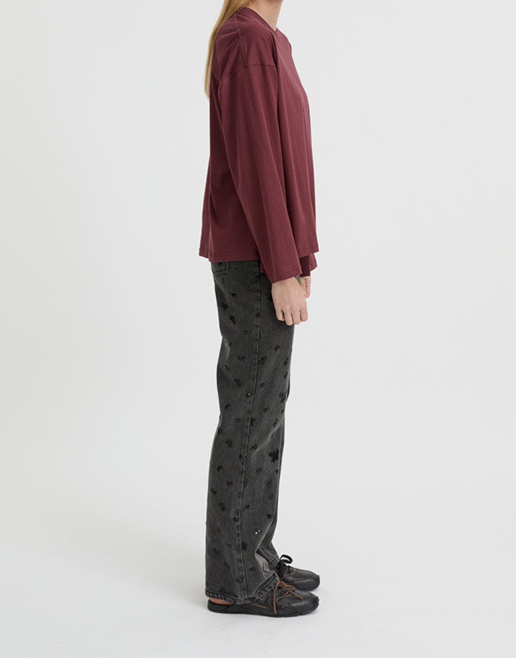 Mandy Tee - Burgundy