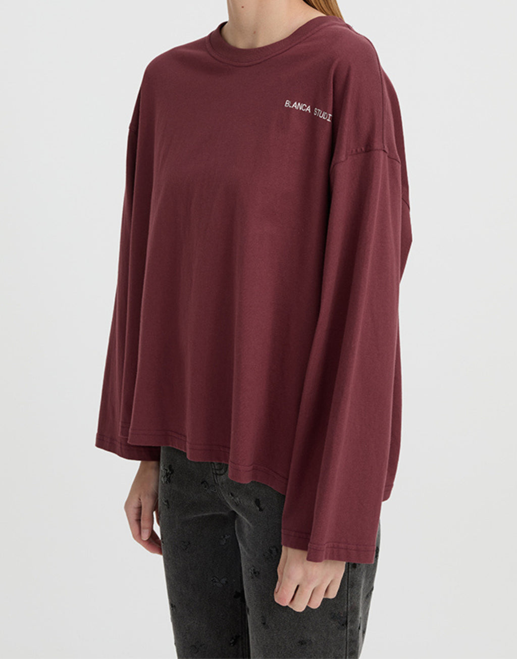 Mandy Tee - Burgundy