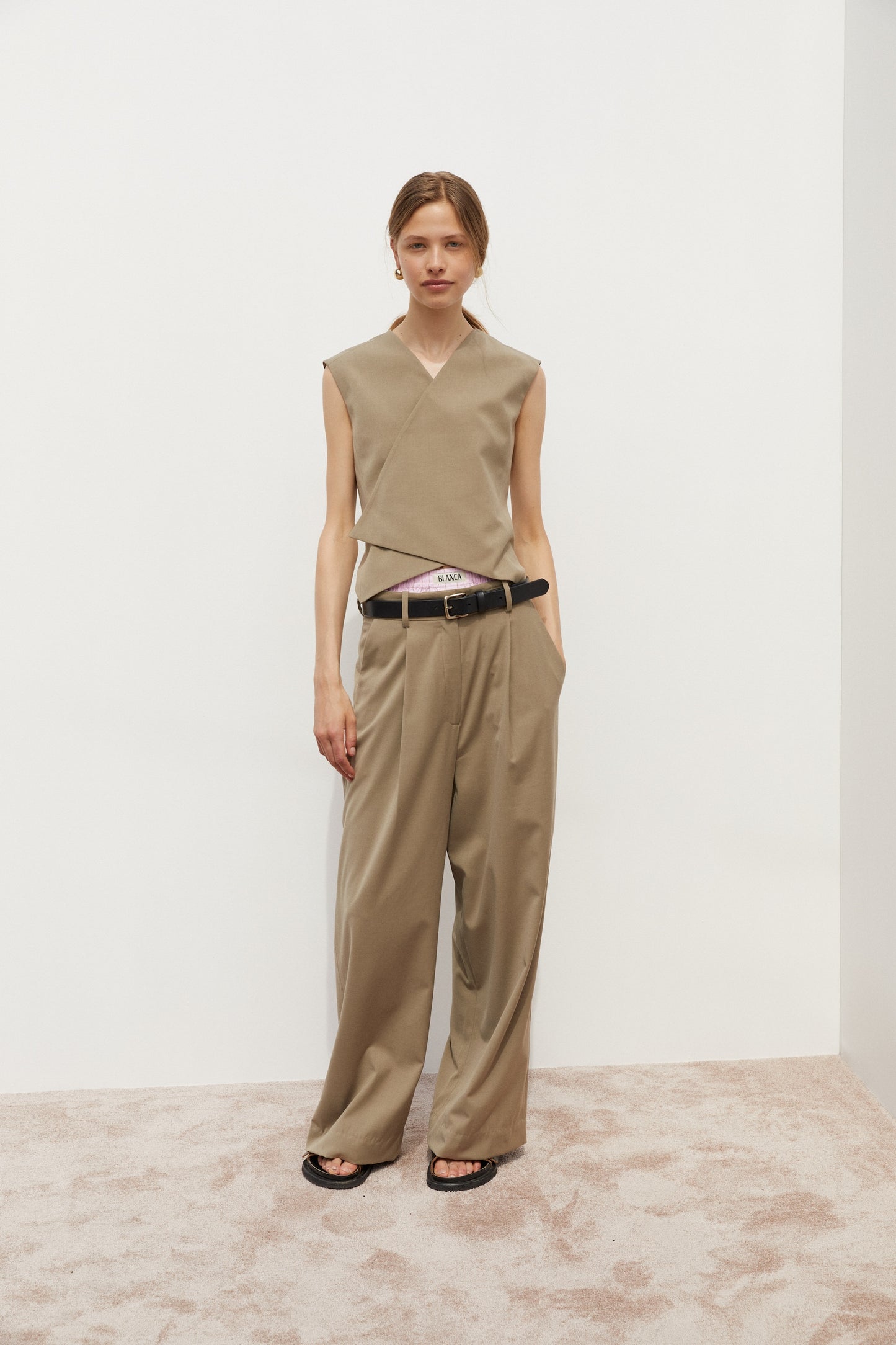 Marina Trouser - Beige