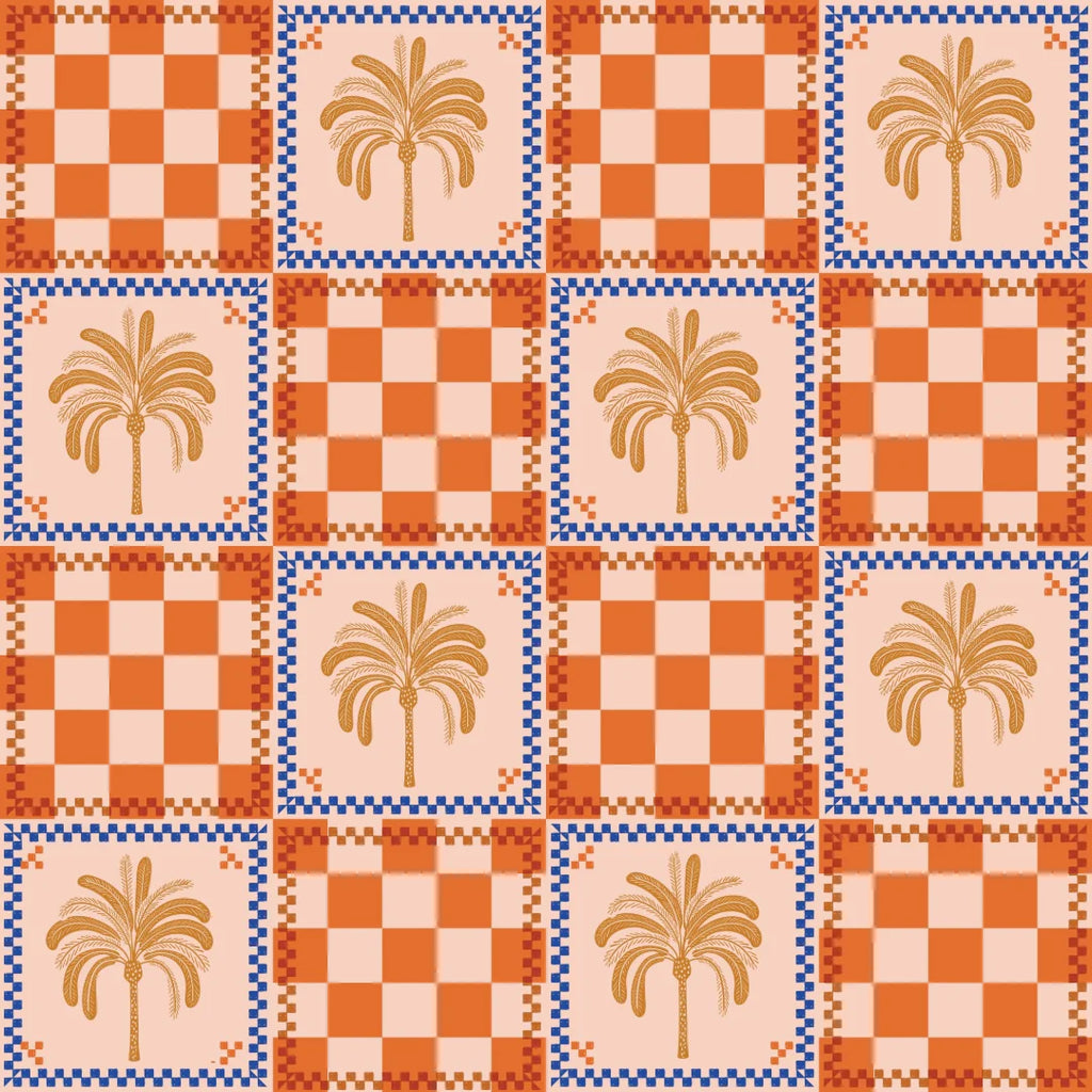 Orange/Blue Scrunchies Set