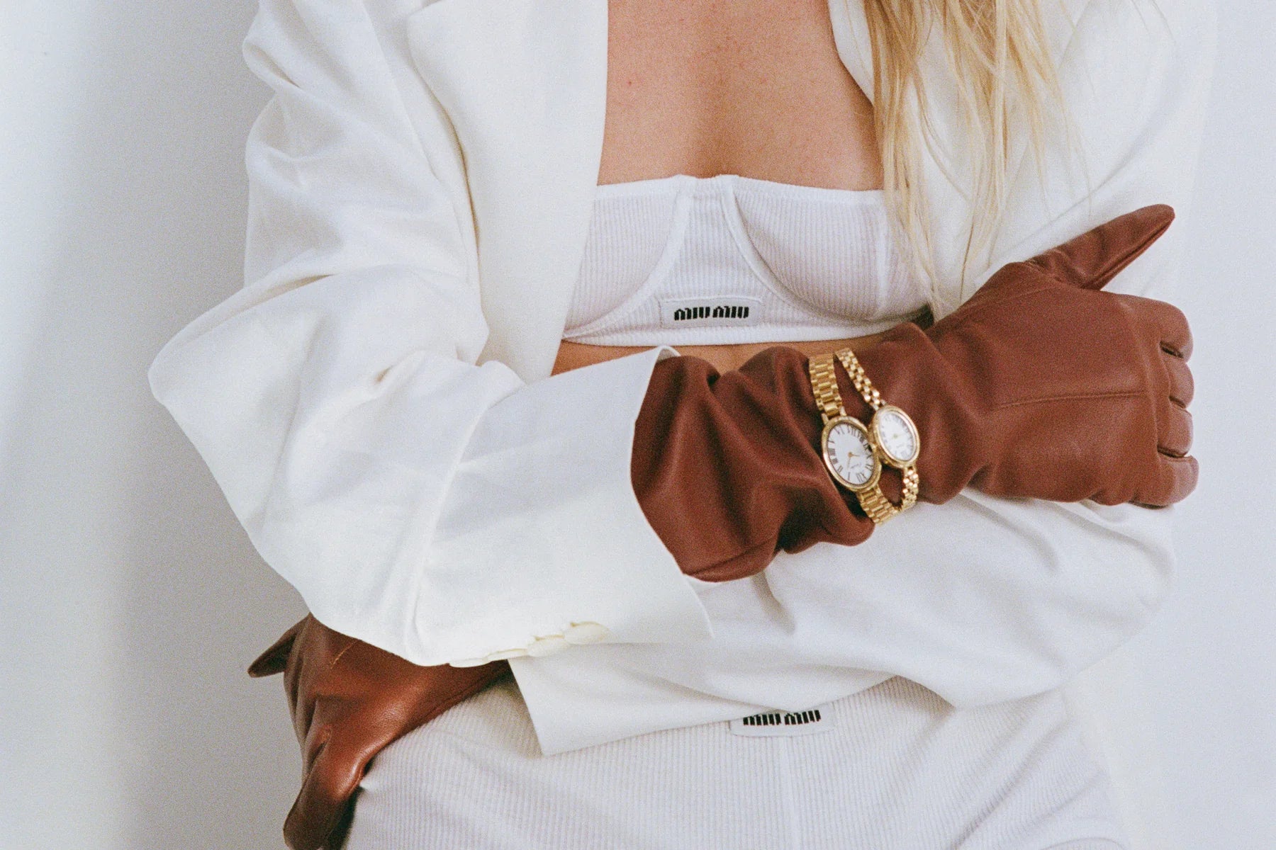 Baby Link Watch - Gold