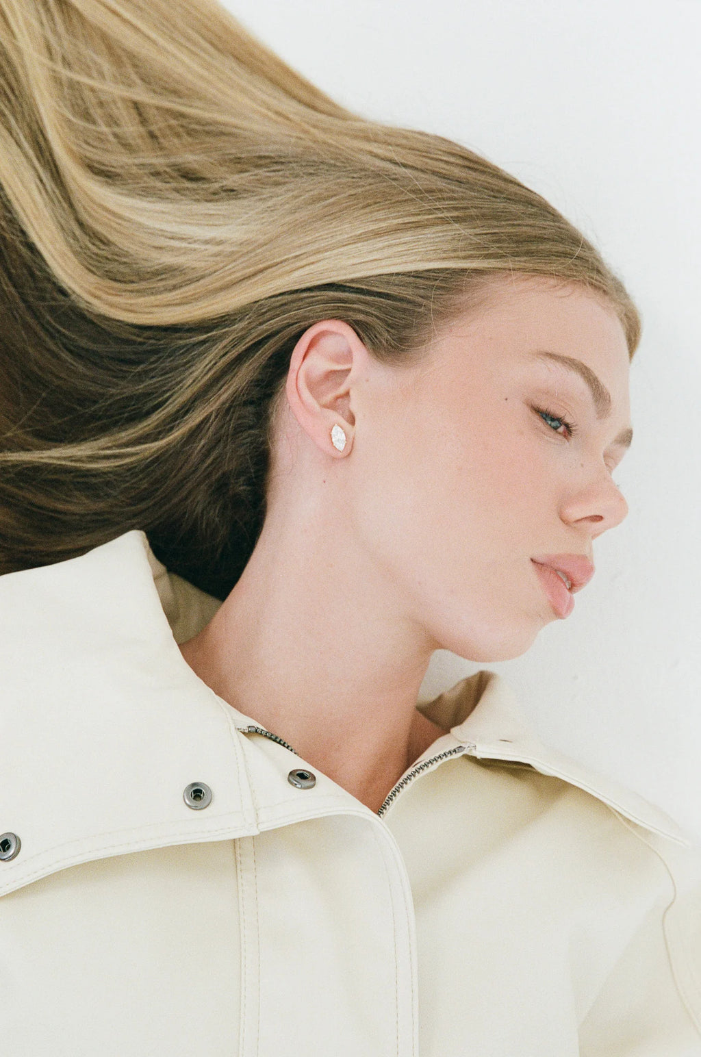 Marquise Studs 2CT - Gold