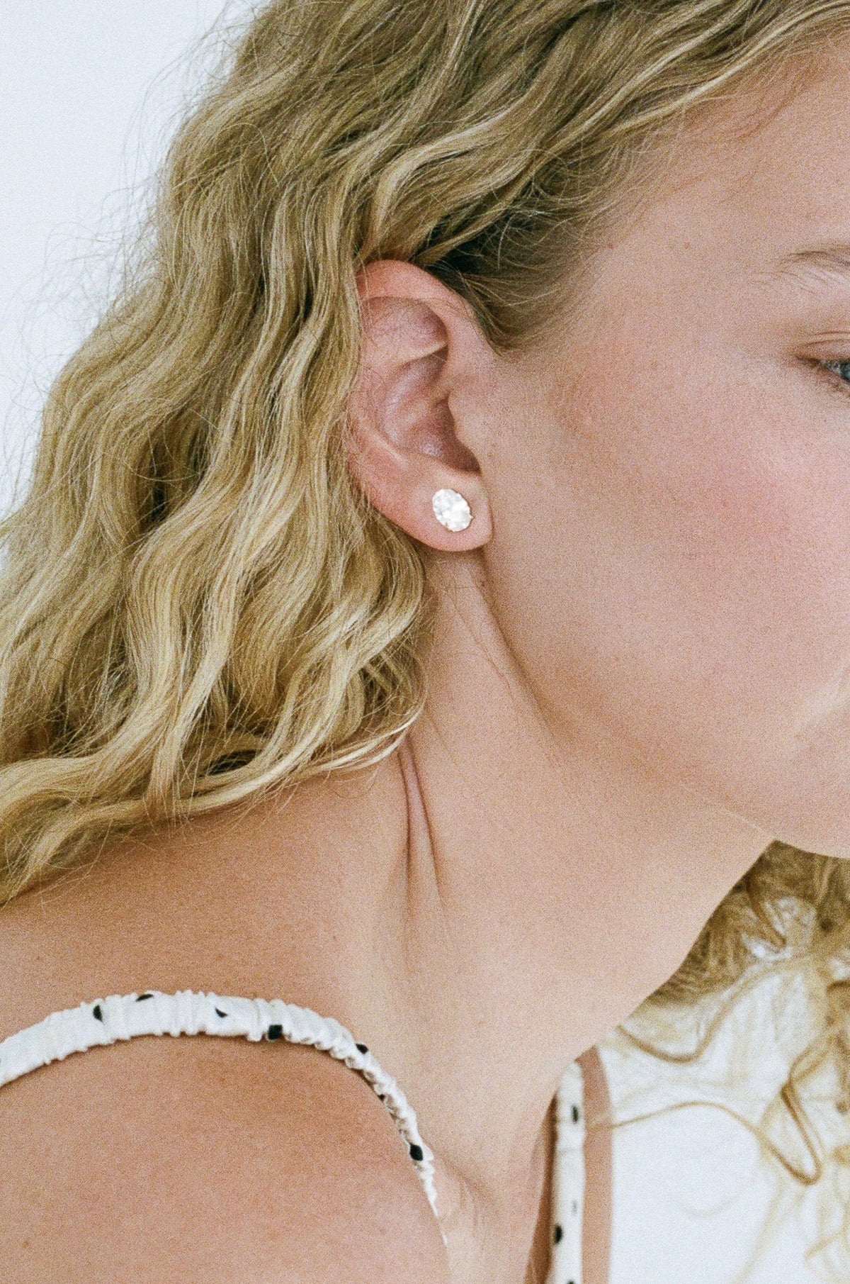 Oval Studs 2CT - Silver