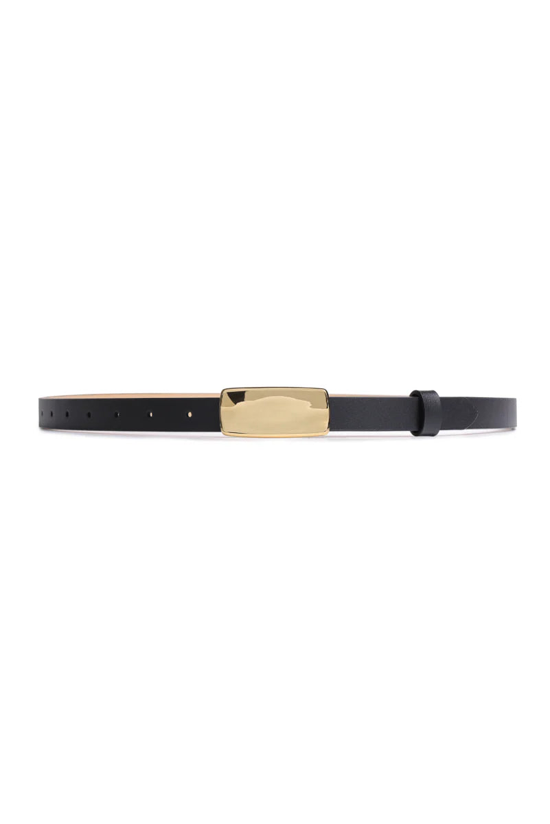 Plate Belt - Noir/Gold