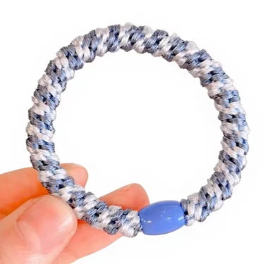 Woven Hair Ties - Cerulean Blue