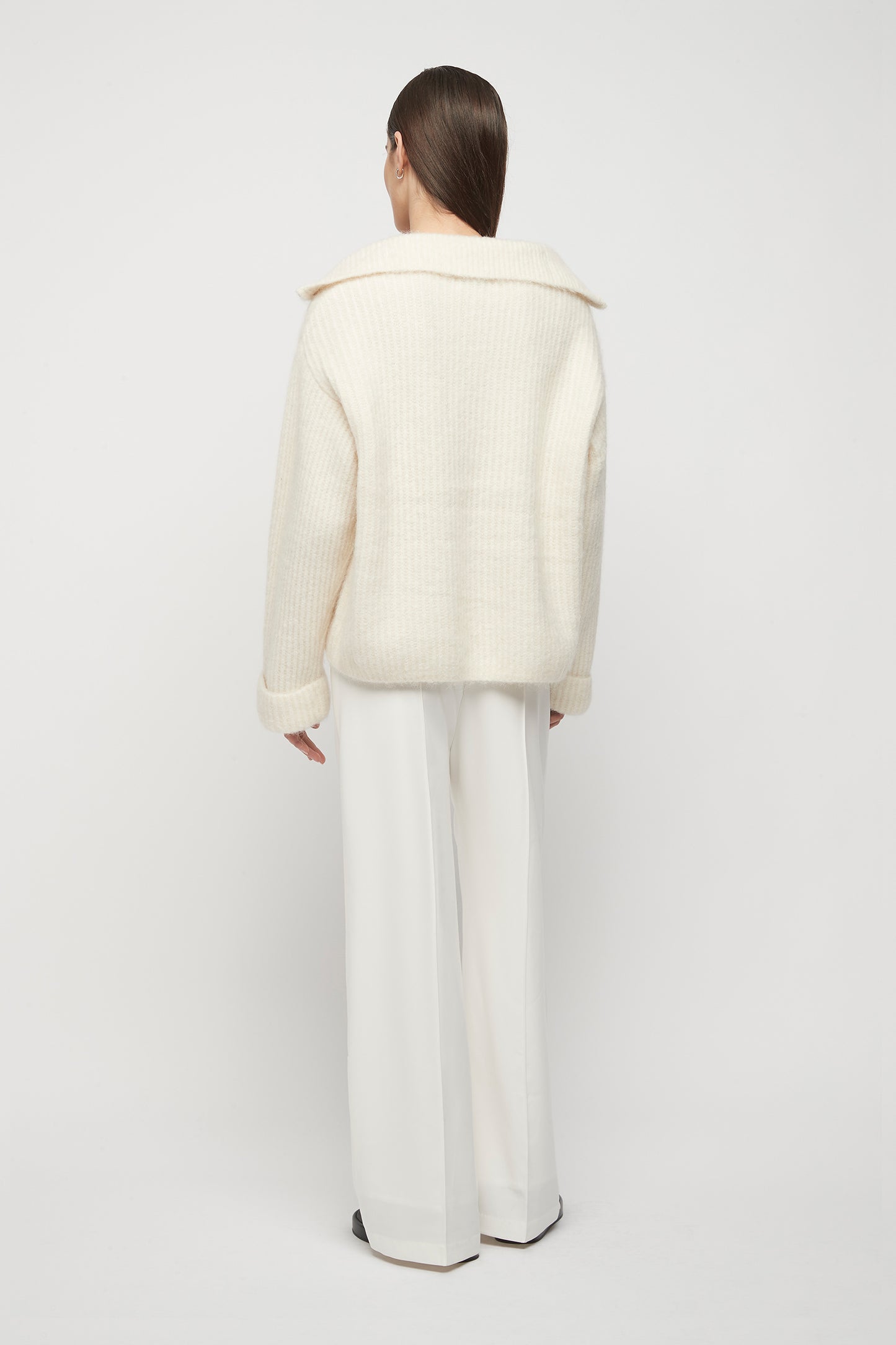 Dawson Alpaca Wool Pullover - Winter White