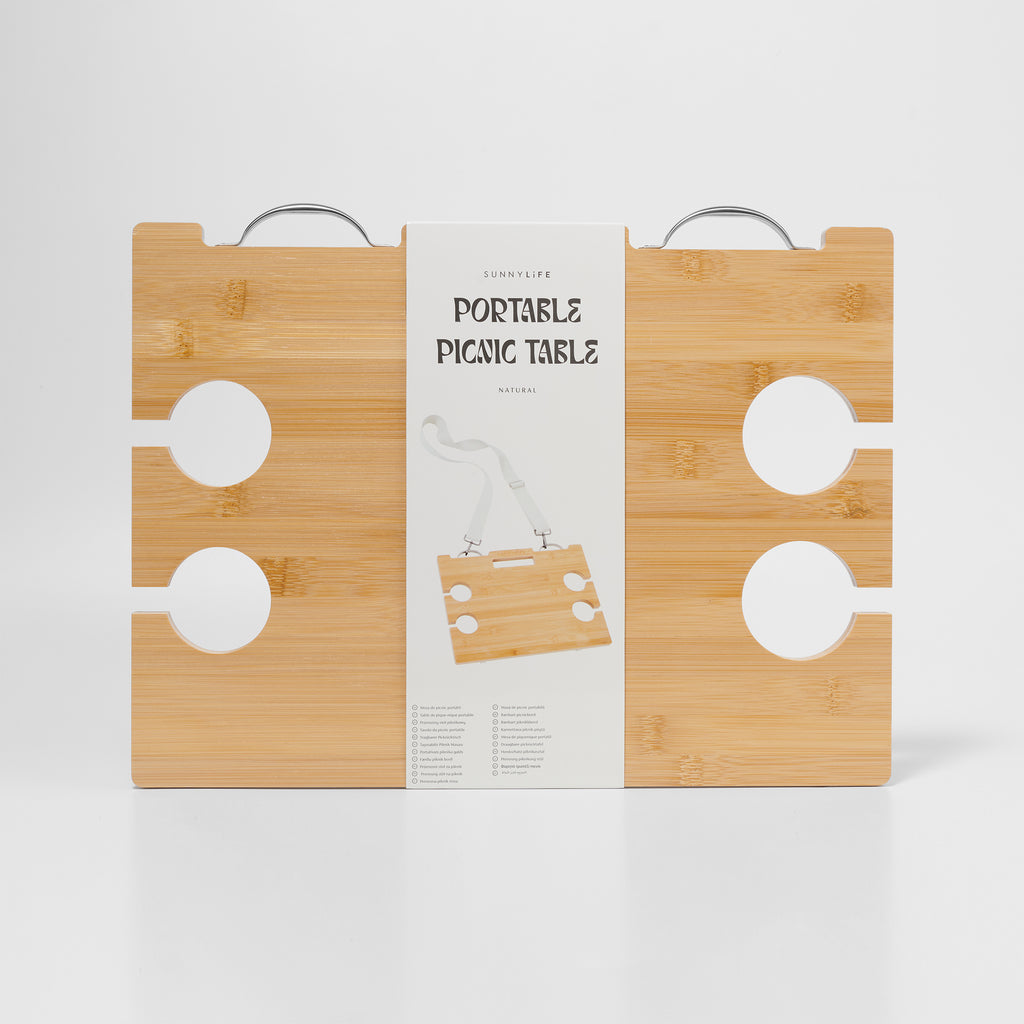 Portable Picnic Table - Natural
