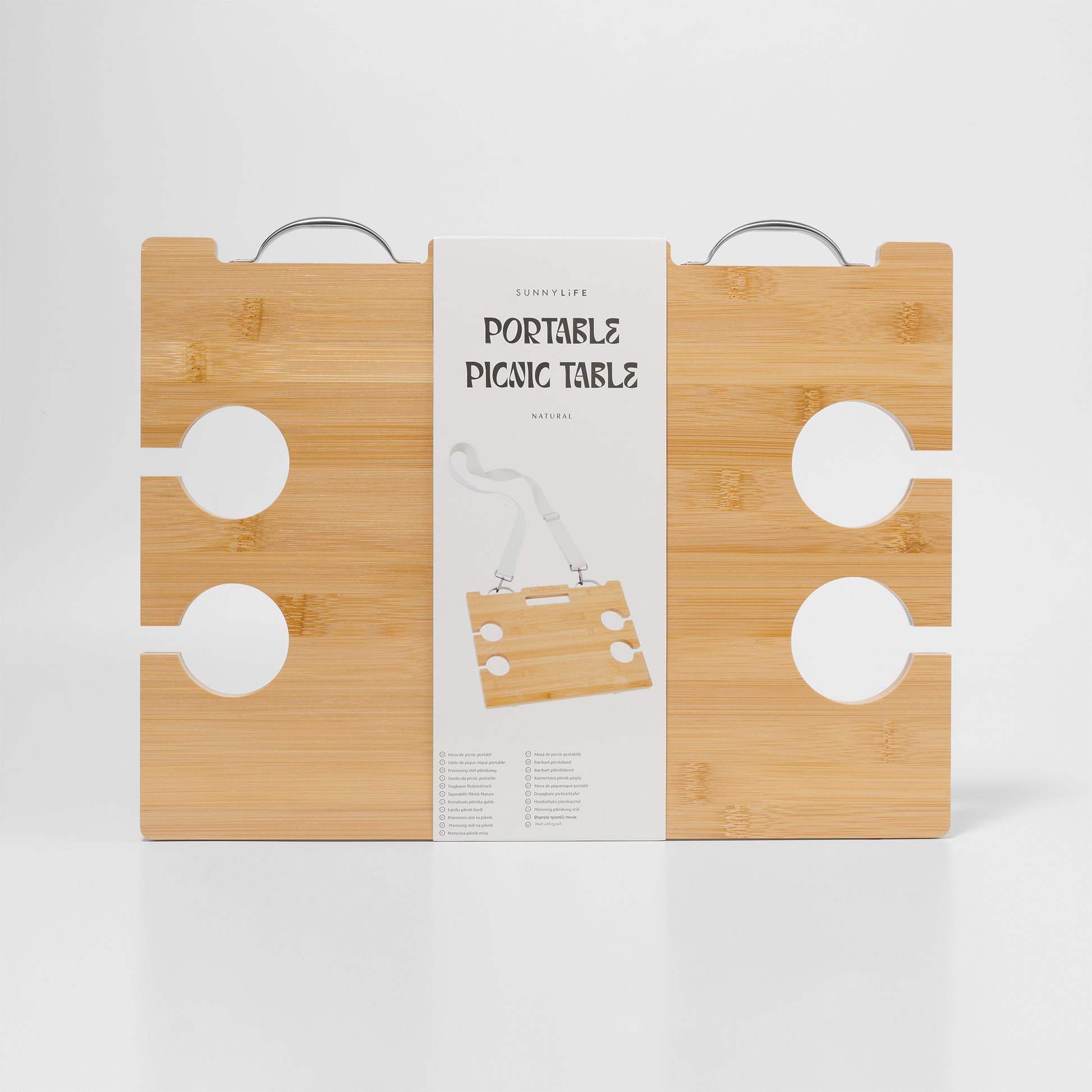 Portable Picnic Table - Natural