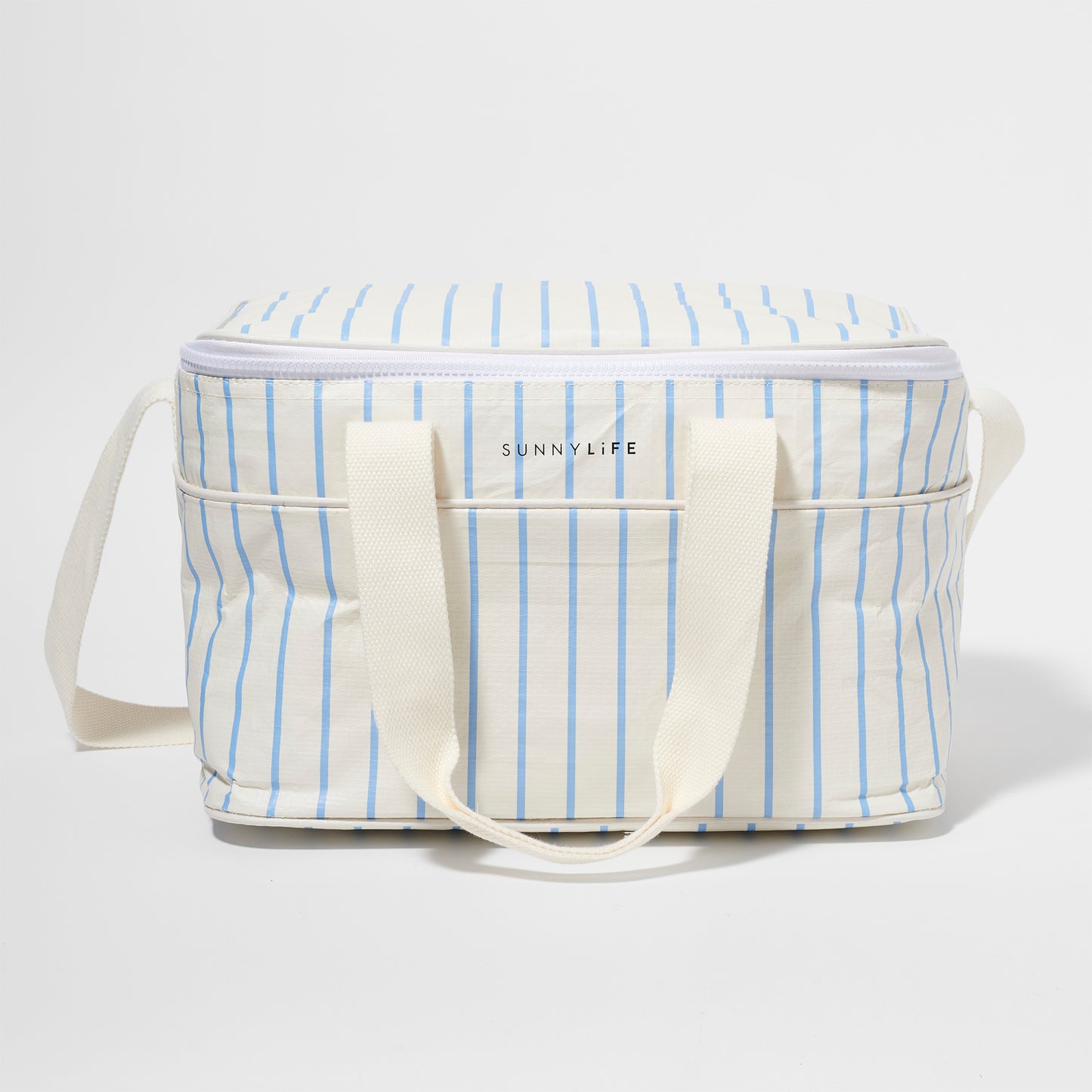 Cooler Bag Le Weekend - Mid-Blue Cream